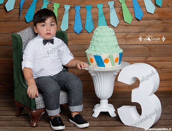 کیک تولد - عکس نمونه های کیک های تولد برای عکاسی در آتلیه فرزند پاک