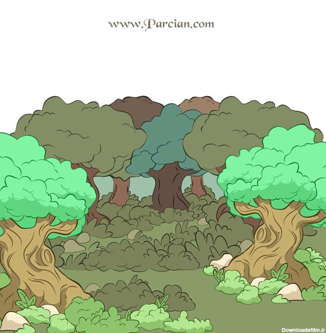 فایل کارتونی جنگل