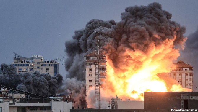 حمله ارتش اسرائیل به ساختمان های چند طبقه در نوار غزه + ویدئو ...