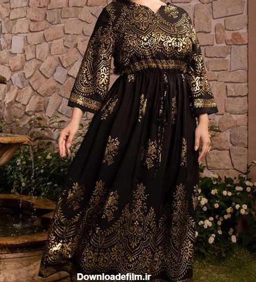 مدل لباس زنانه شیک و بیرونی برای عید + لباس بلند ساده و شیک