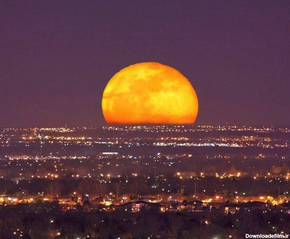 پدیده "ماه توت فرنگی" را در غروب امشب از دست ندهید + تصاویر