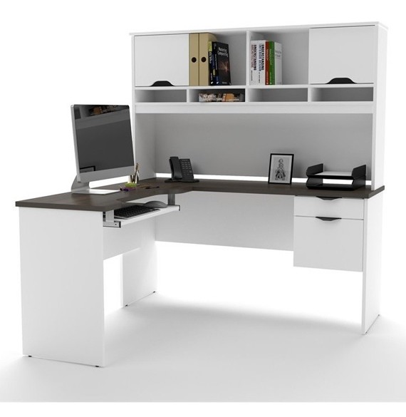 قیمت و خرید میز کامپیوتر کتابخانه دار مدرن مدل سنا – فوبـورو