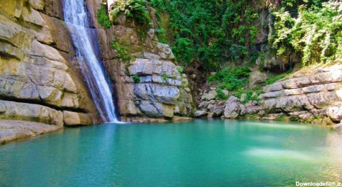 آبشار شیرآباد کجاست - شهرستان رامیان، استان گلستان - توریستگاه