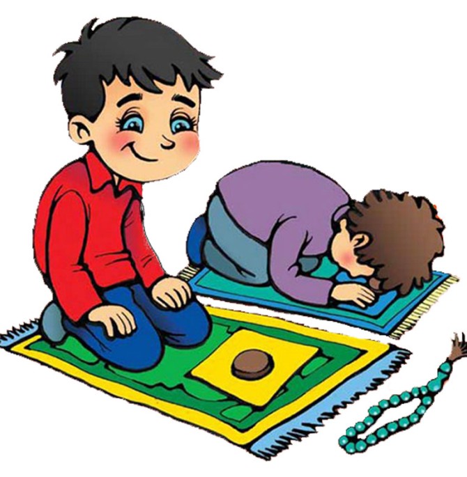 نقاشی نماز : 50 نقاشی با موضوع نماز برای رنگ آمیزی کودکان