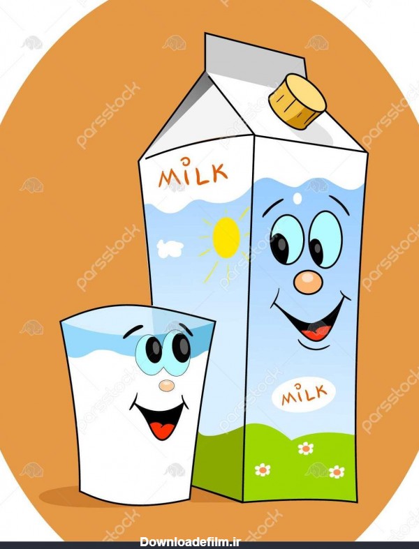 عکس شیر خوراکی پاکتی