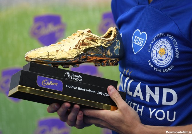 جیمی واردی جایزه کفش طلای لیگ برتر انگلیس را دریافت کرد / عکس ...