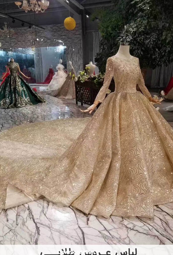 لباس عروس طلایی {عکس} | بهترین لباس عروس طلایی در سال 2022