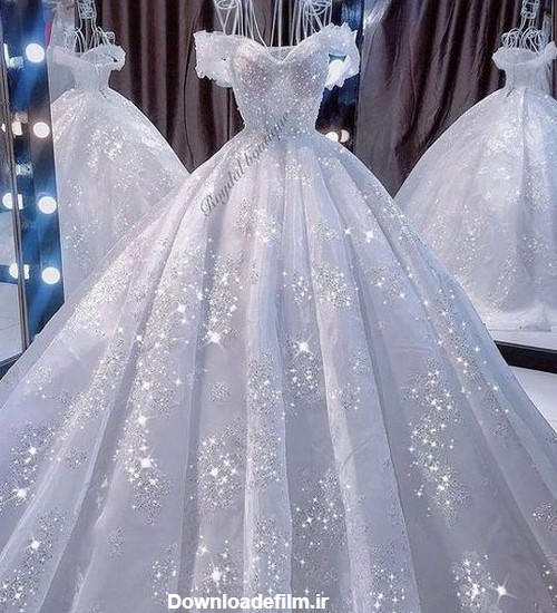 عکس زیبا ترین لباس عروس دنیا