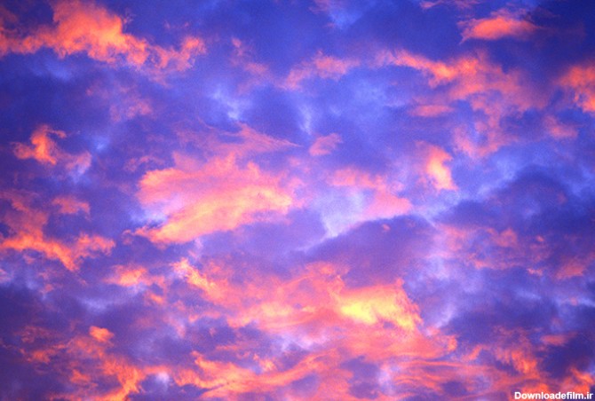 عکس ابر قرمز در آسمان - مسترگراف