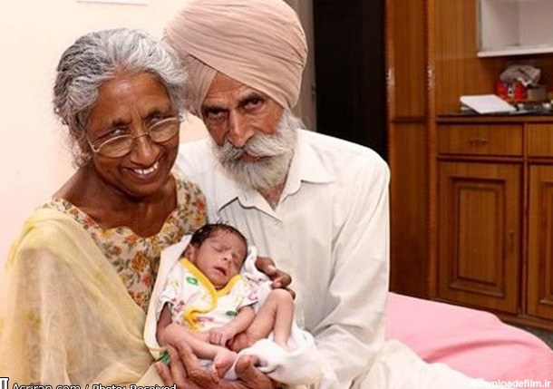 زن هندی در 70 سالگی مادر شد! (عکس)