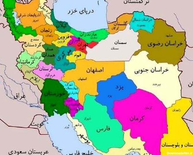 عکس| نقشه ایران عصر صفوی