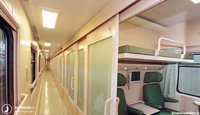 عکس از داخل واگن قطار