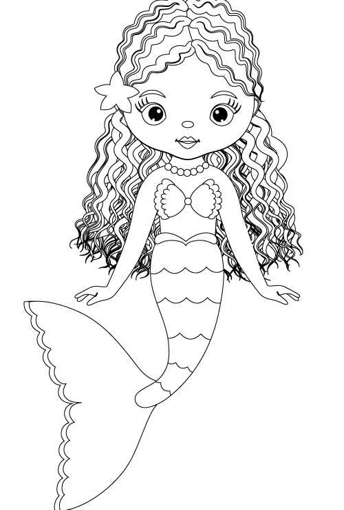 نقاشی پری دریایی برای کودکان؛ طرح های جذاب کودکانه | ستاره