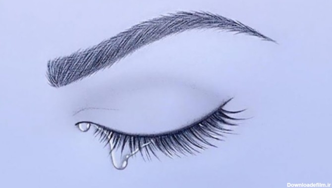 آموزش نقاشی از چهره :: نقاشی از چشم بسته