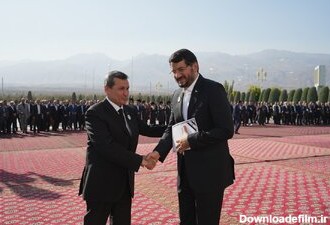ببینید| افتتاح نمایشگاه "ایران پروژه" در عشق آباد و بازدید از آن با حضور وزیر راه و شهرسازی  و معاون رییس کابینه وزرا و وزیر امور خارجه، رئیس مجلس و اعضای کابینه وزرای ترکمنستان و سفرای کشورهای مختلف در عشق آباد (۲)