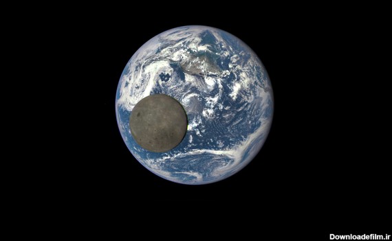 عکس منحصر به فرد از ماه در کنار زمین  - اسپوتنیک ایران