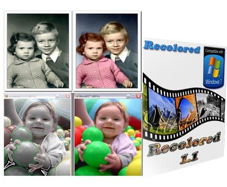 دانلود Recolored 1.1.0 - نرم افزار رنگی کردن تصاویر سیاه سفید