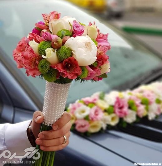 عکس از تزیین دسته گل عروس با طرح های شیک و متفاوت