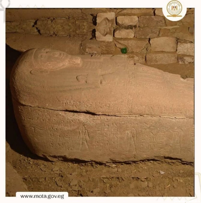 عکس | پیدا شدن تابوت عجیب سه هزار ساله در مصر