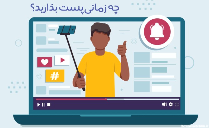 چه موقع و زمانی باید در یوتیوب پست بگذاریم؟ | آسان برند