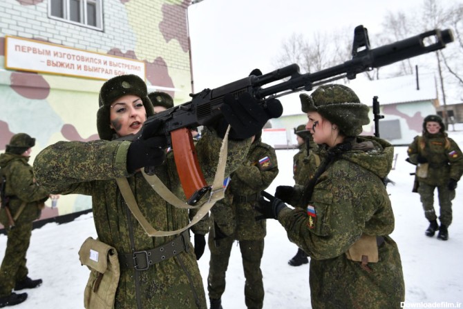تصاویر : مسابقه زنان ارتش روسیه | سایت انتخاب