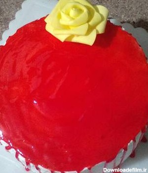 کیک تولد با ژله بریلو