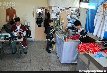 دوخت لباس محلی آذری در تبریز