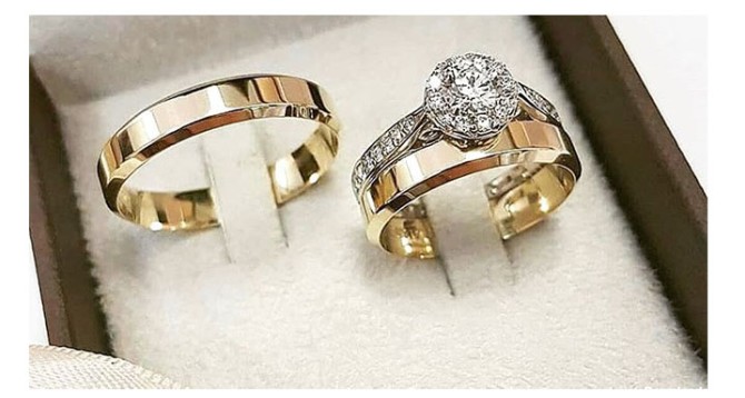 زیباترین مدل های حلقه نامزدی و عروسی ( ست جدید ) طلا و نقره