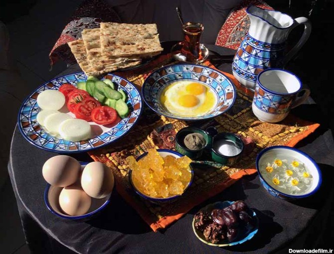 مجموعه عکس صبحانه کامل ایرانی (جدید)