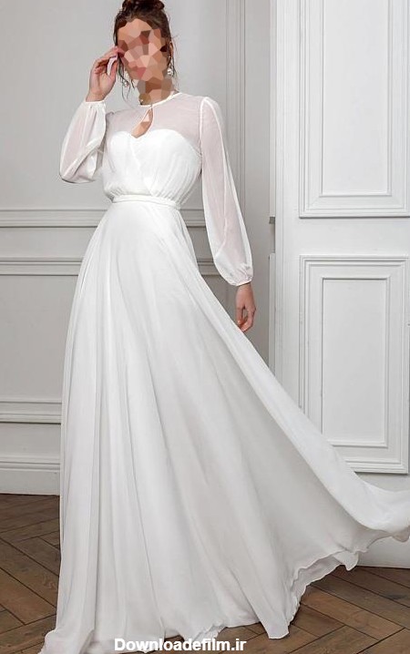 مدل لباس نامزدی سفید