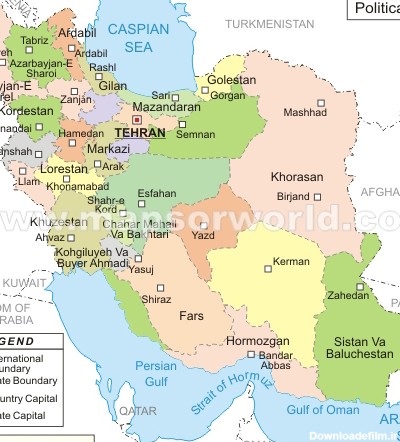 Sayanee | Map of Iran