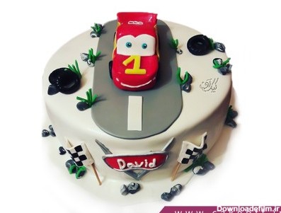 کیک ماشین - کیک تولد مک کویین 5 | کیک آف