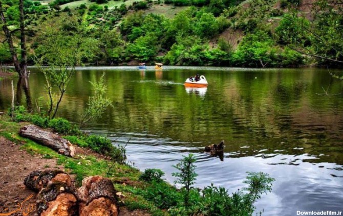 دریاچه شورمست سوادکوه برای قایقرانی، ماهی کبابی و تفریح
