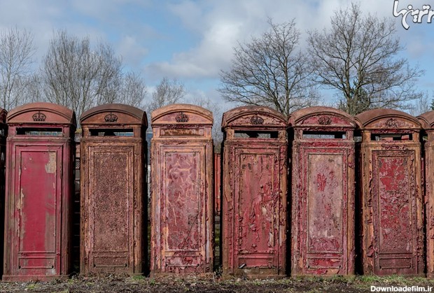 تصاویر زیبا از باجه تلفن‌های قدیمی لندن
