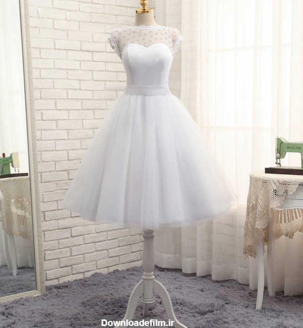 زیباترین لباس عروسی کوتاه برای فصل تابستان - لباس عروس کوتاه ...