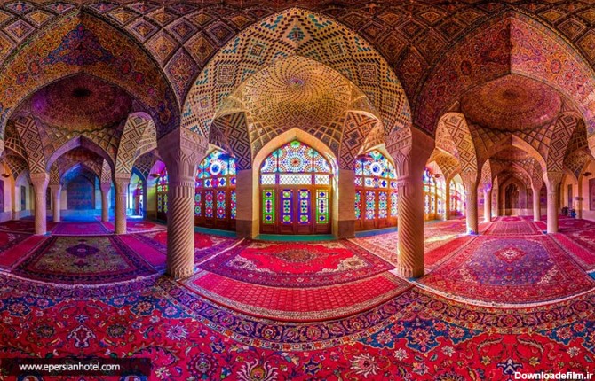 مسجد نصیر الملک شیراز | مشهور به مسجد صورتی شیراز