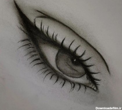 مدل چشم برای سیاه قلم