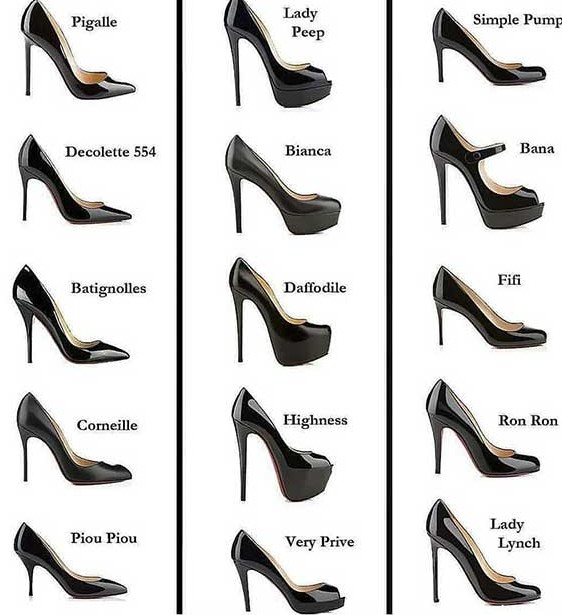 انواع مدلهای کفش پاشنه بلند زنانه و دخترانه برای همه جور سلیقه