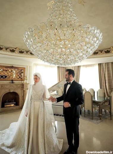 گران‌ترین لباس عروس ایران در تن شیک‌ترین دختر!