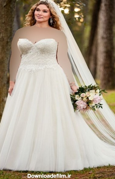 لباس عروس سایز بزرگ | 35 مدل لباس عروس ژورنالی برای خانم های تپل ...