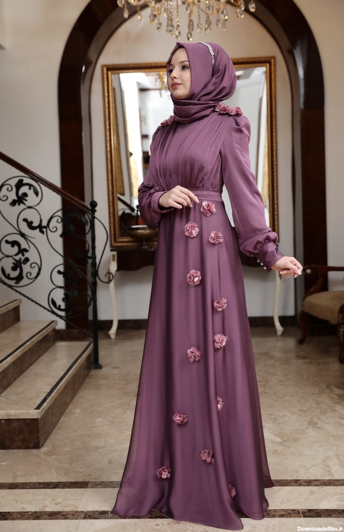 لباس مجلسی پوشیده زنانه + عکس - مزون شب