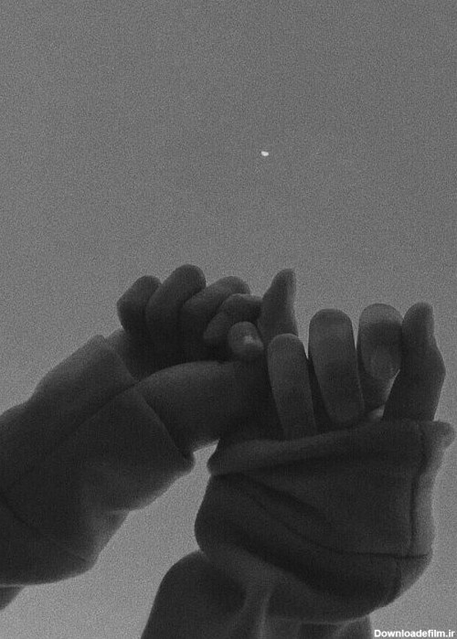 عکس عاشقانه سیاه سفید دست