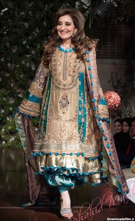 مدل لباس پنجابی حاشیه دار
