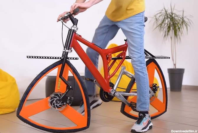 دوچرخه چرخ مثلثی هم آمد!/ چالشی برای فیزیک یا خلاقیت ذهنی جدید ...