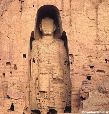 مجسمه بودا قبل از تخریب