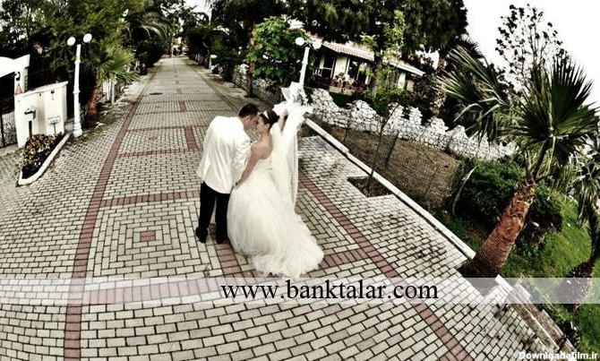 مدل های تک فیگور و ژست های عکاسی عروس و داماد در روز عروسی