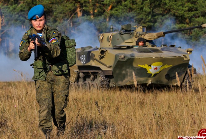 دختران "رعد و برق" روس در ارتش+تصاویر