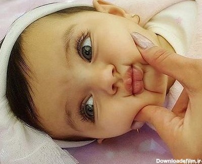 عکس نوزاد چشم عسلی - عکس نودی