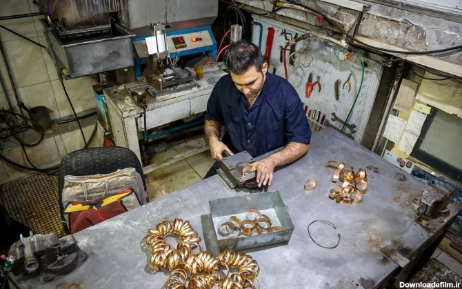 تصاویر| طلاسازی با تکنولوژی پیشرفته در اصفهان