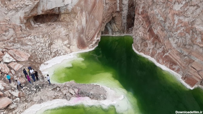 غار نمکی گرمسار، عکس و اطلاعات + ویدئو معرفی - فرالن